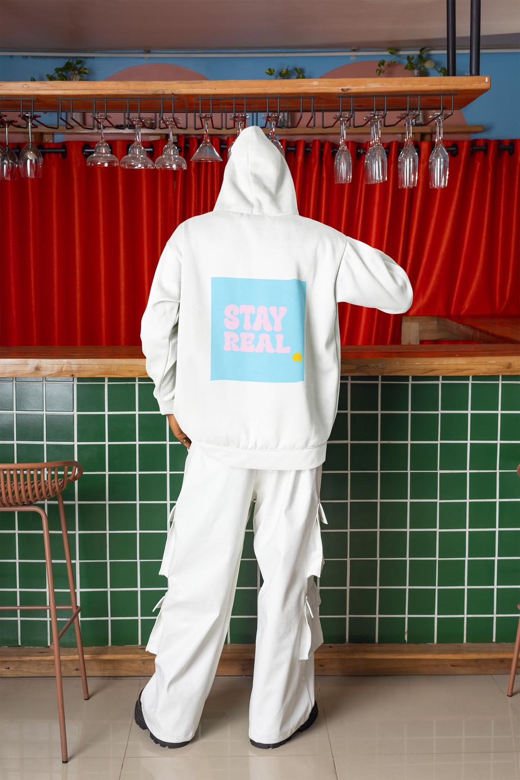 Oversized Hoodie Stay Real