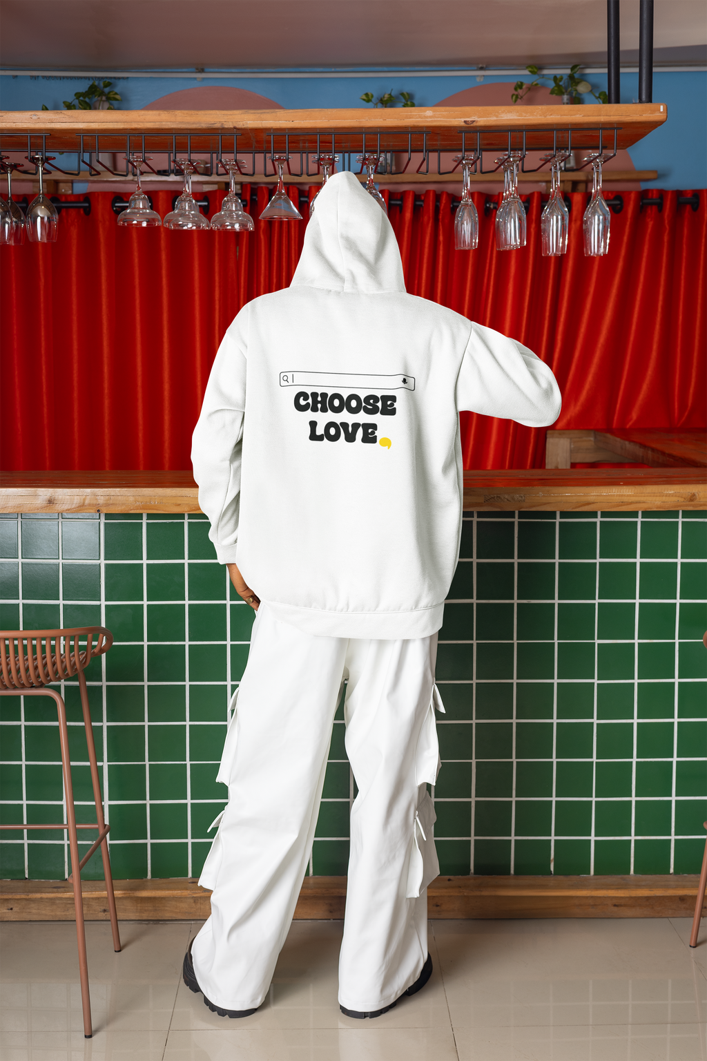 Oversized Hoodie Choose Love