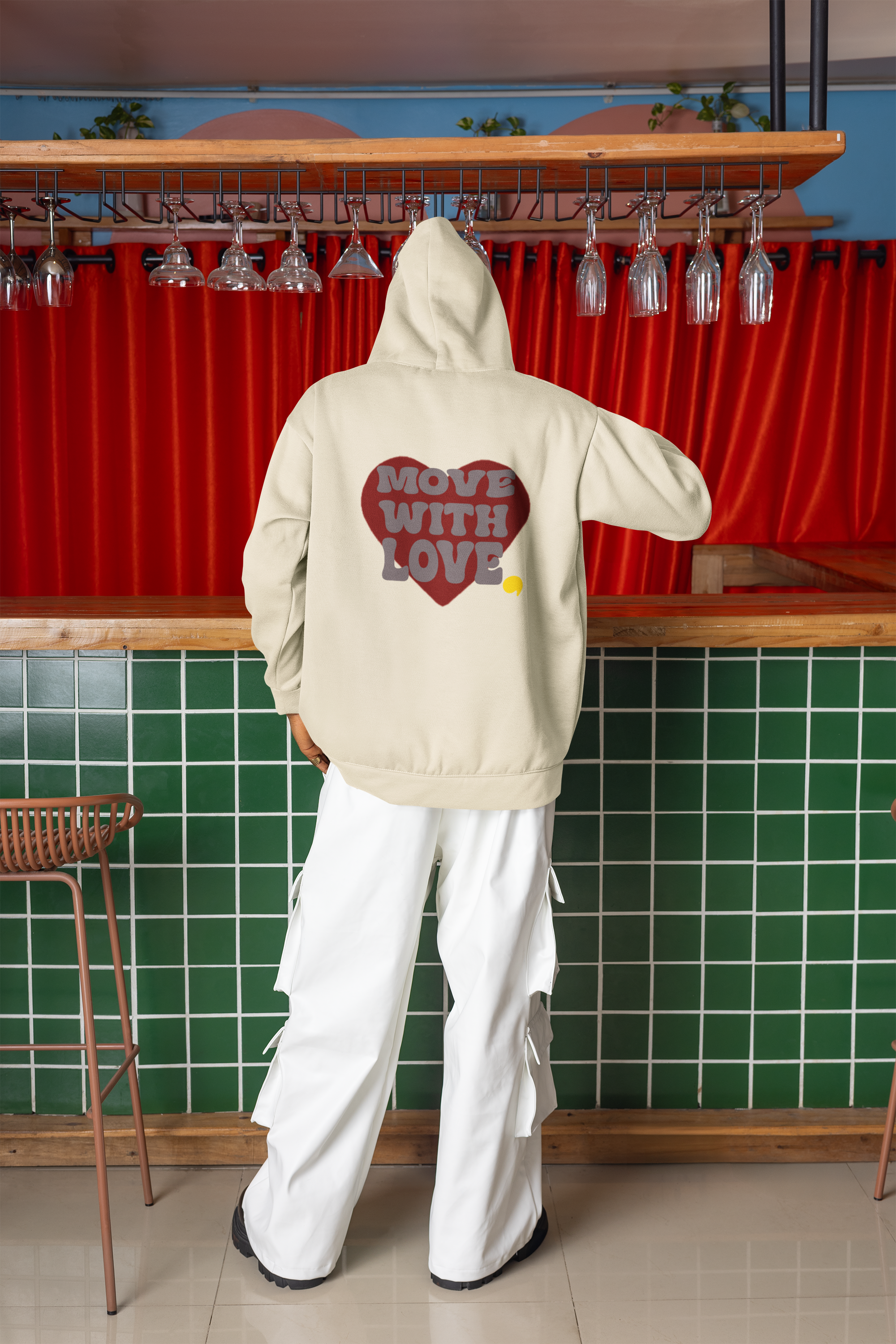Oversized Hoodie Move With Love