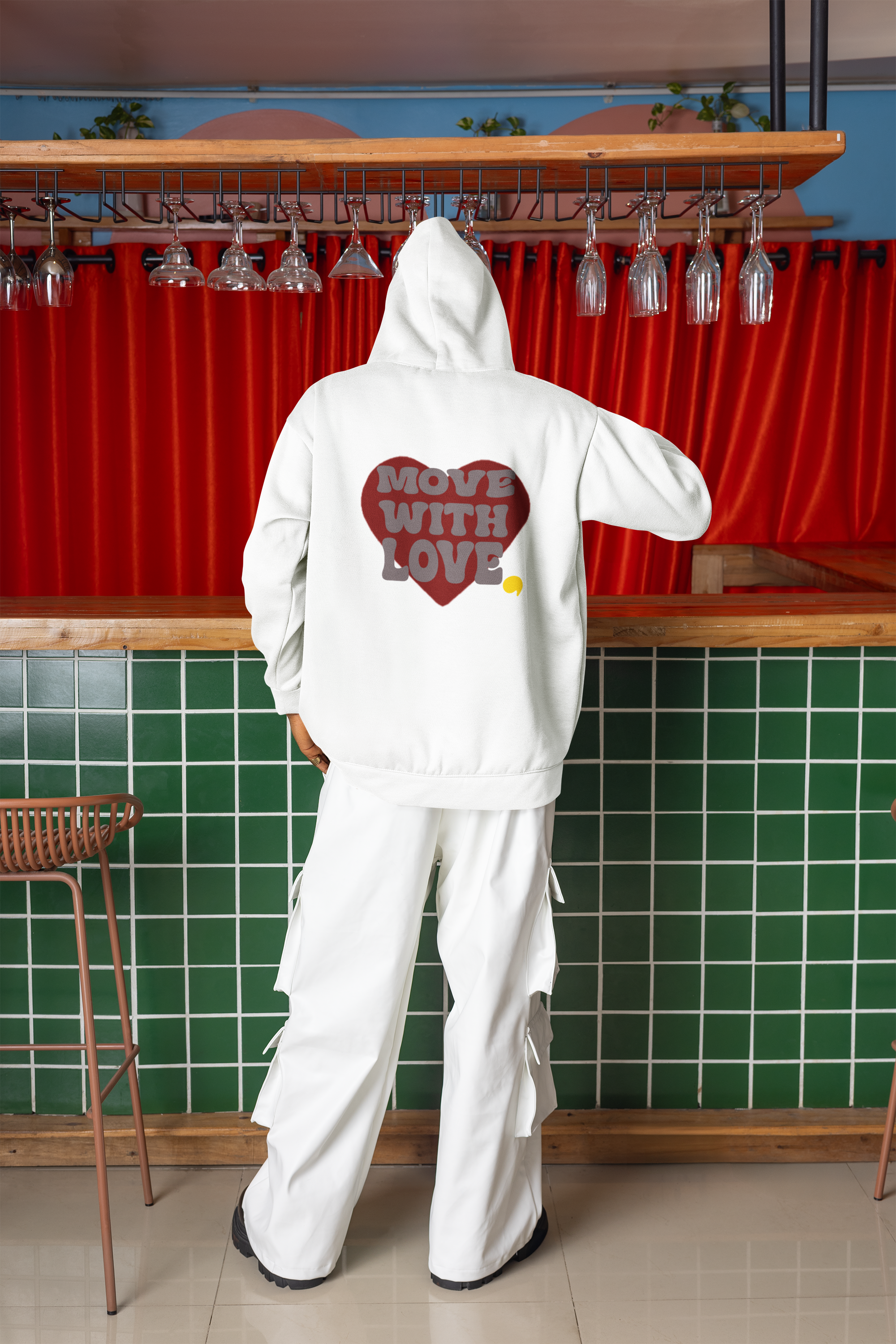 Oversized Hoodie Move With Love