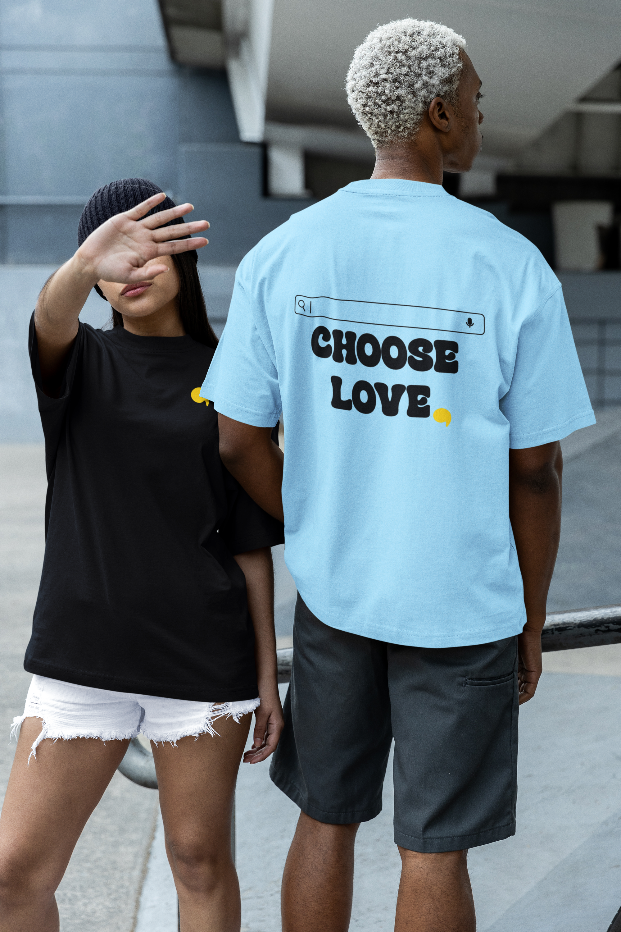 Oversized Shirt Choose Love