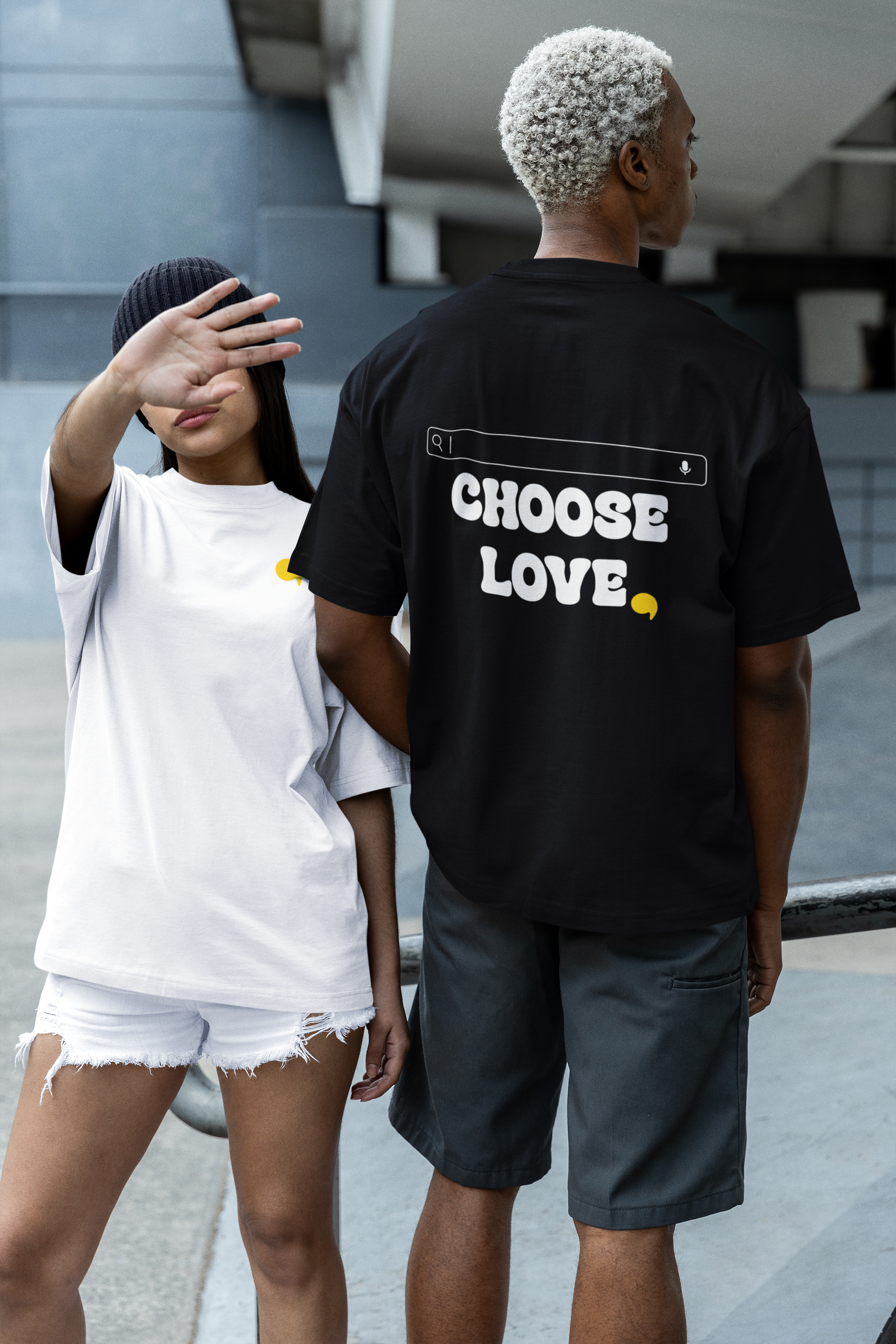 Oversized Shirt Choose Love