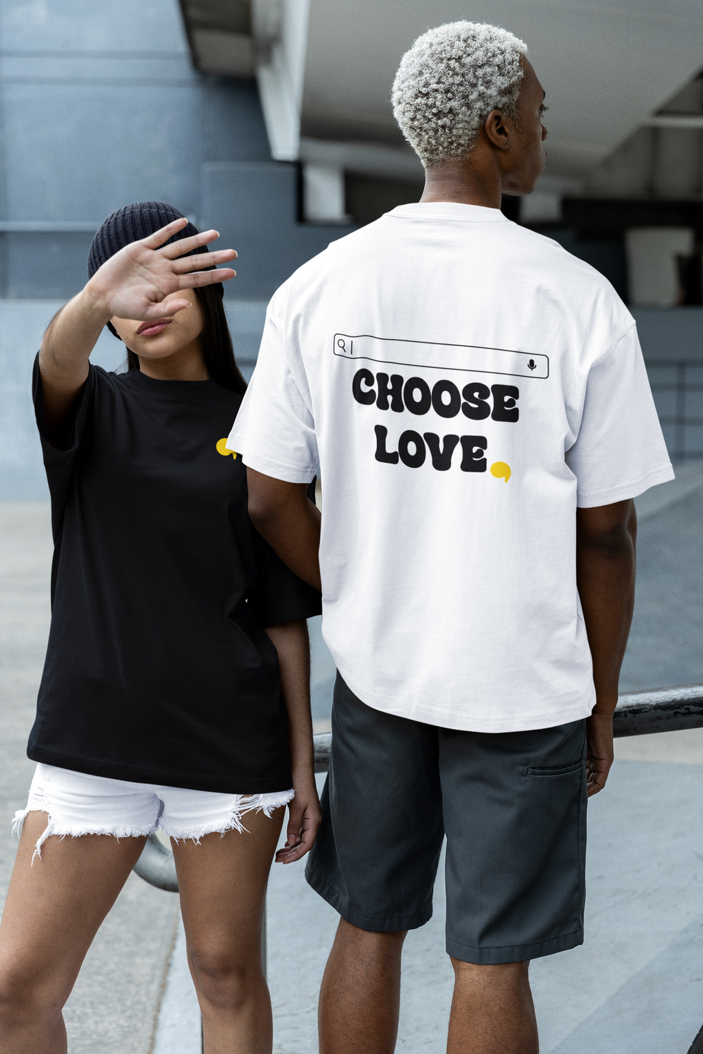Oversized Shirt Choose Love
