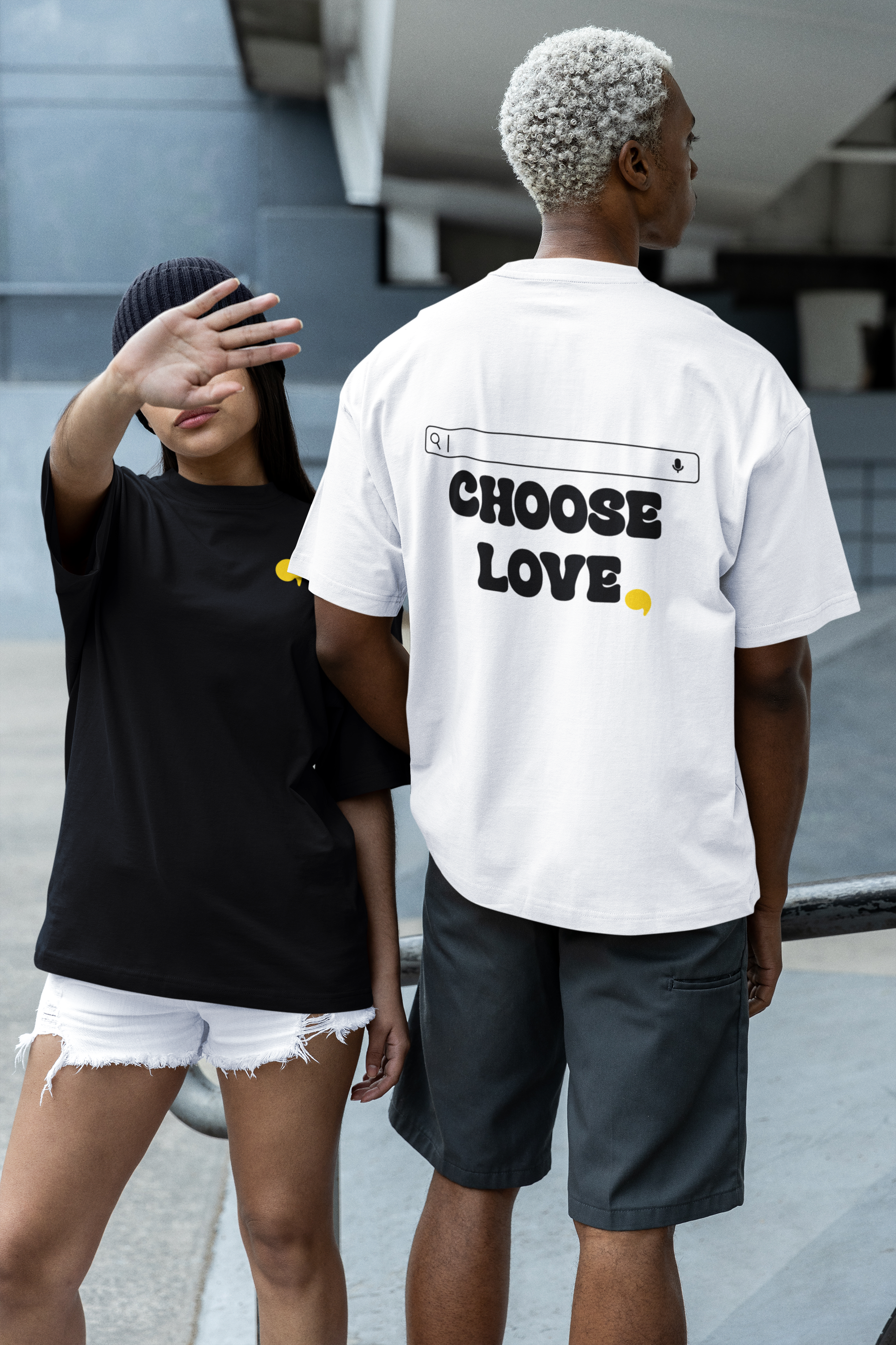 Oversized Shirt Choose Love