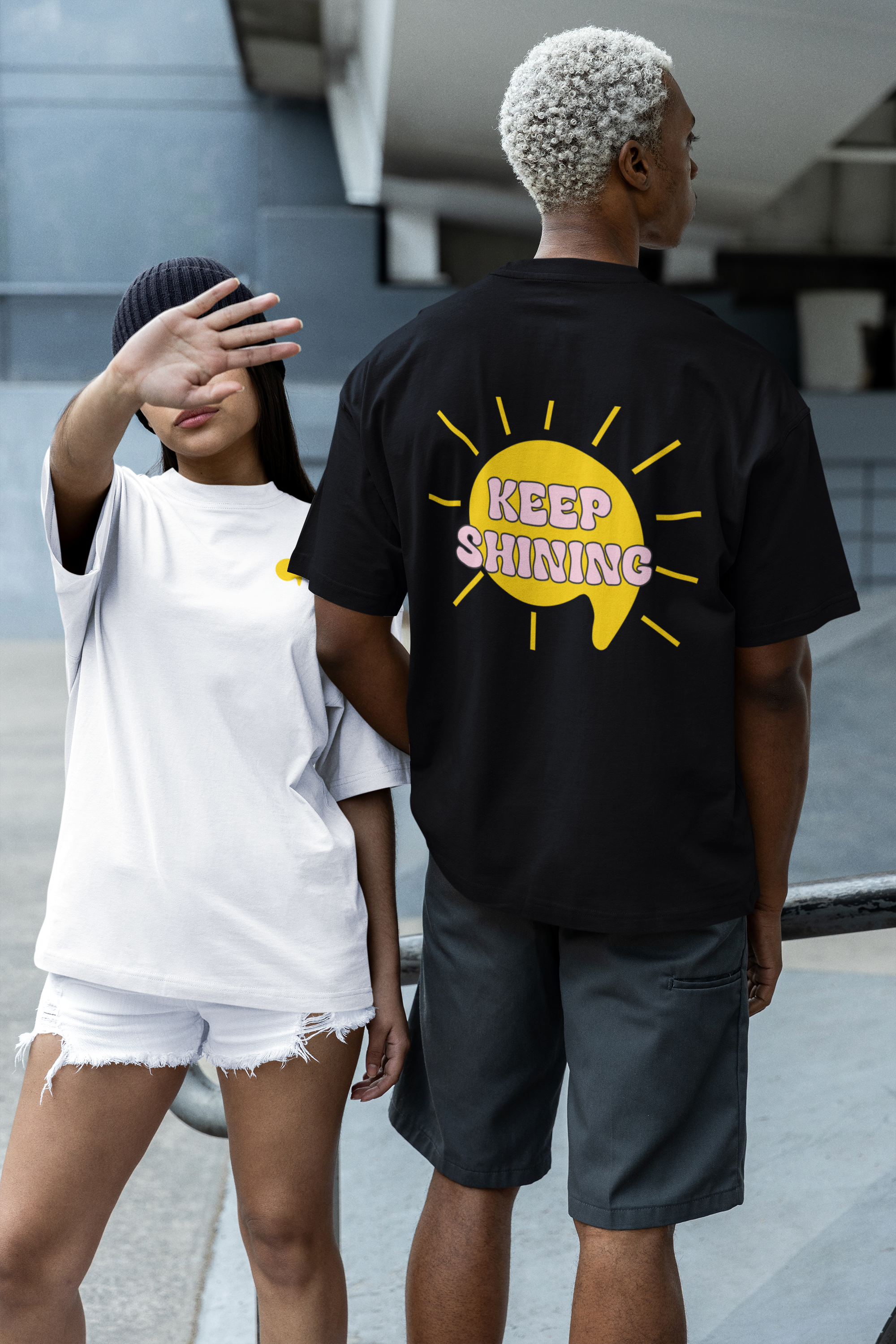 Oversized Shirt keep shining