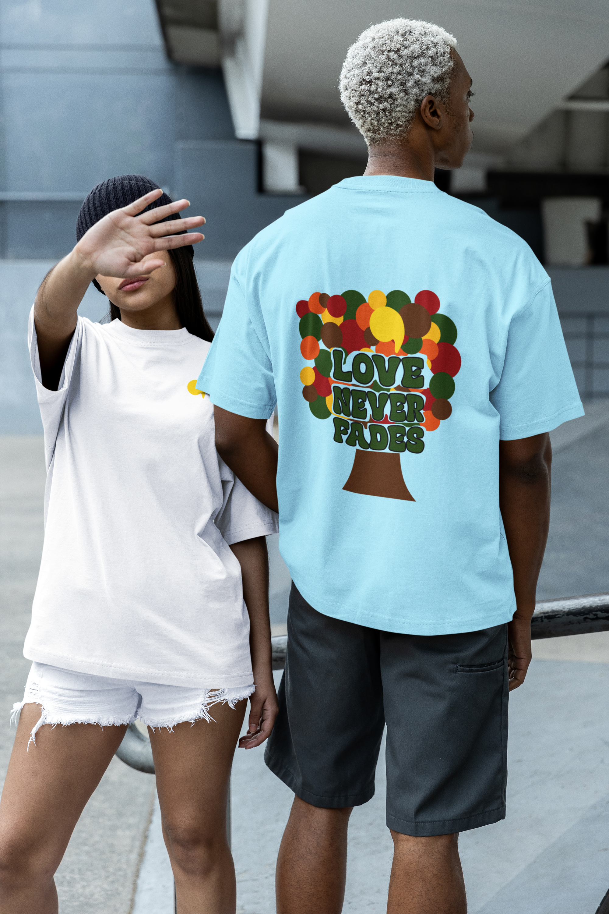 Oversized Shirt Love Never Fades