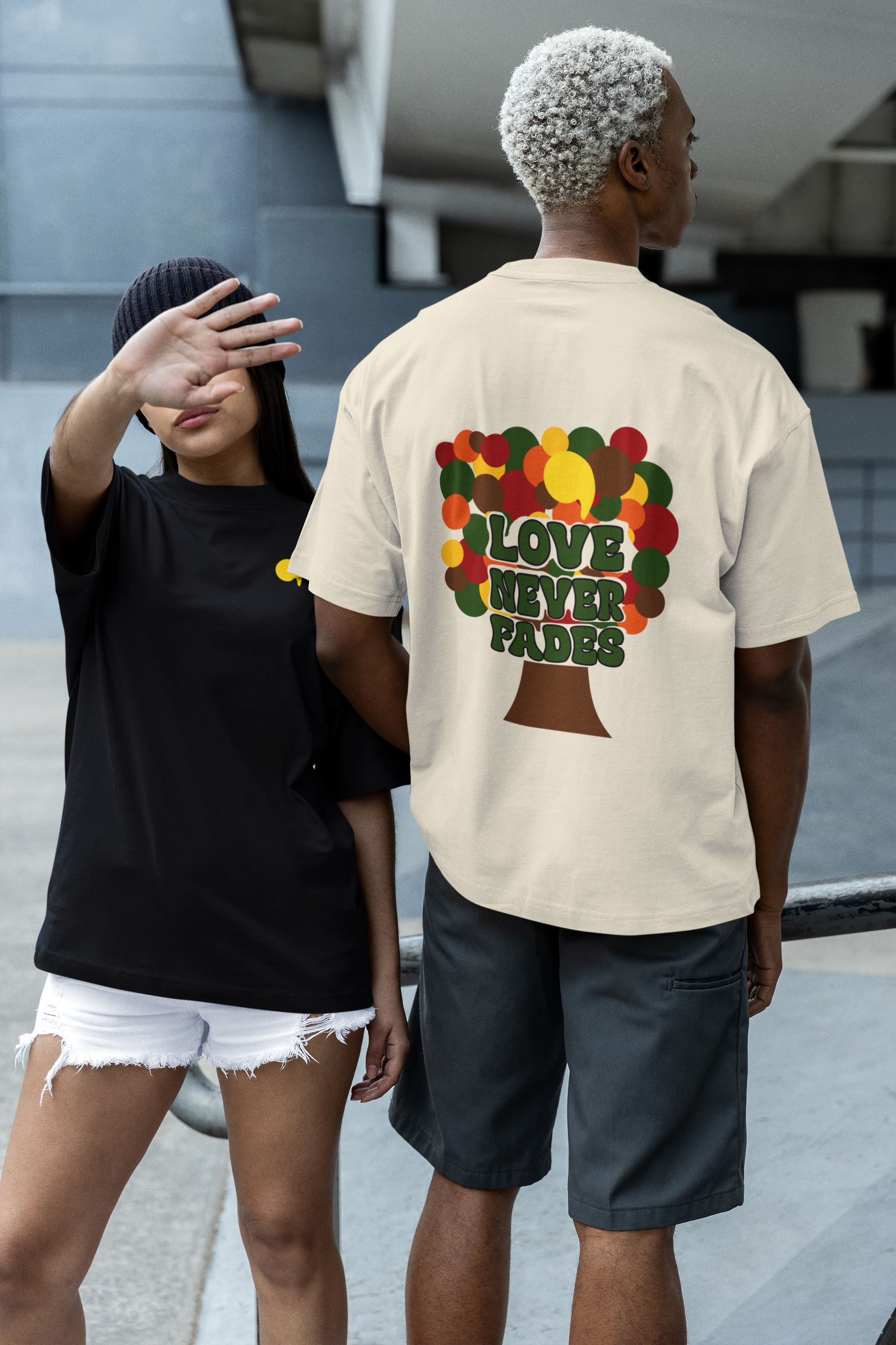 Oversized Shirt Love Never Fades