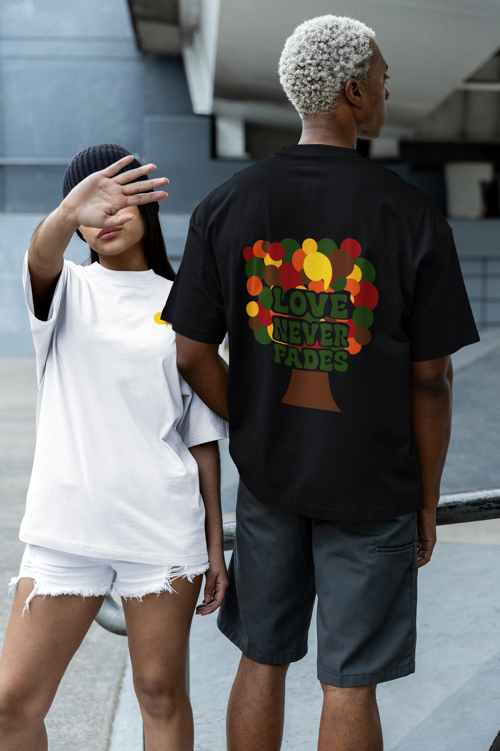 Oversized Shirt Love Never Fades