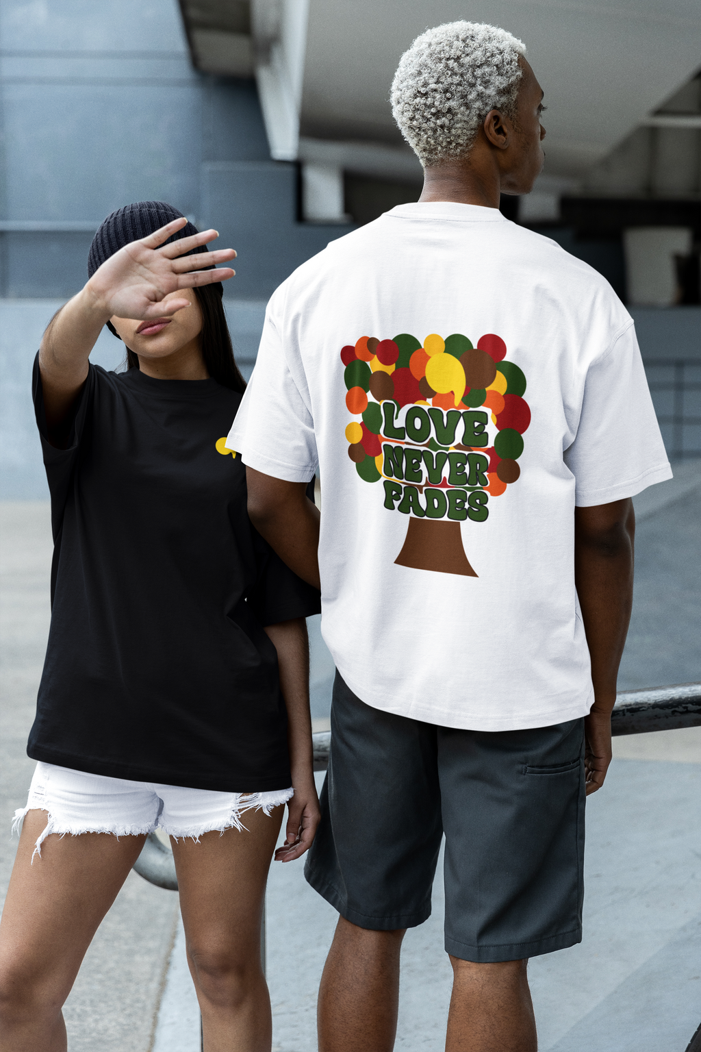 Oversized Shirt Love Never Fades