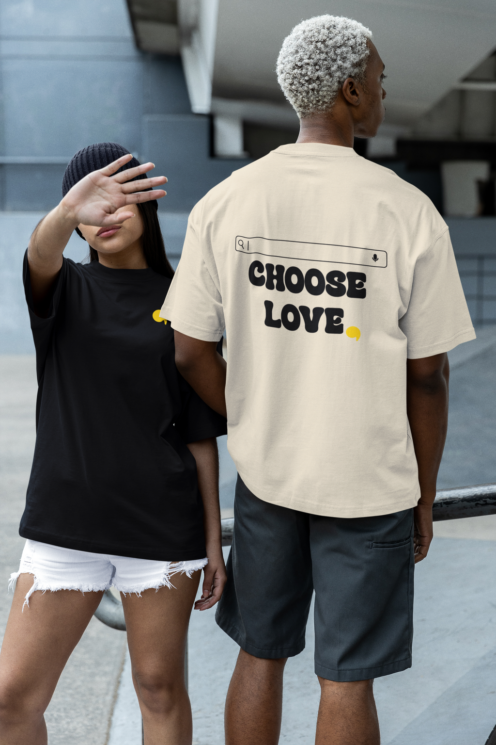 Oversized Shirt Choose Love