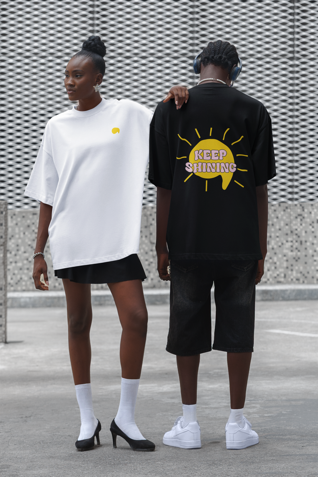 Premium Organic Oversize Blast Keep Shining