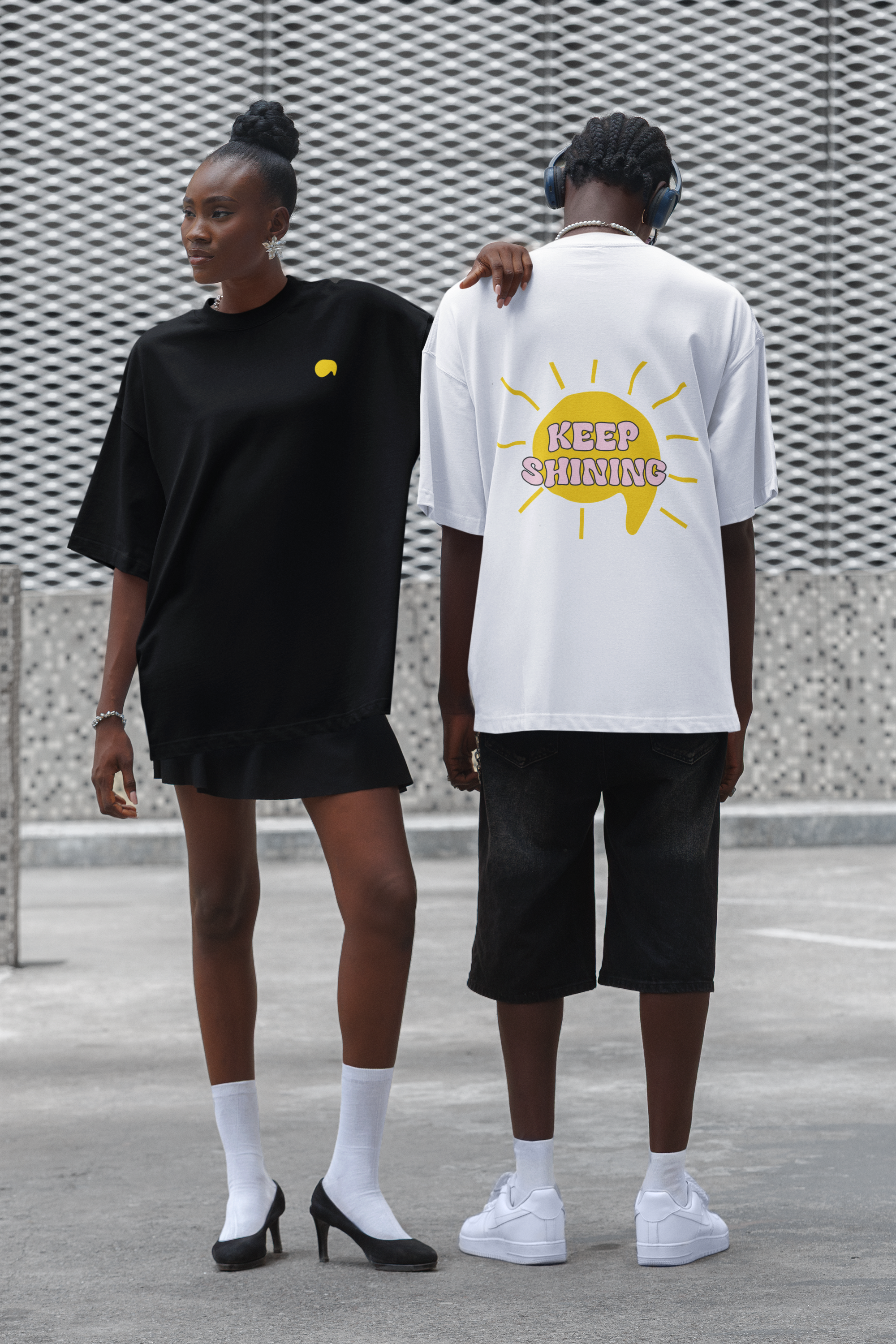 Premium Organic Oversize Blast Keep Shining