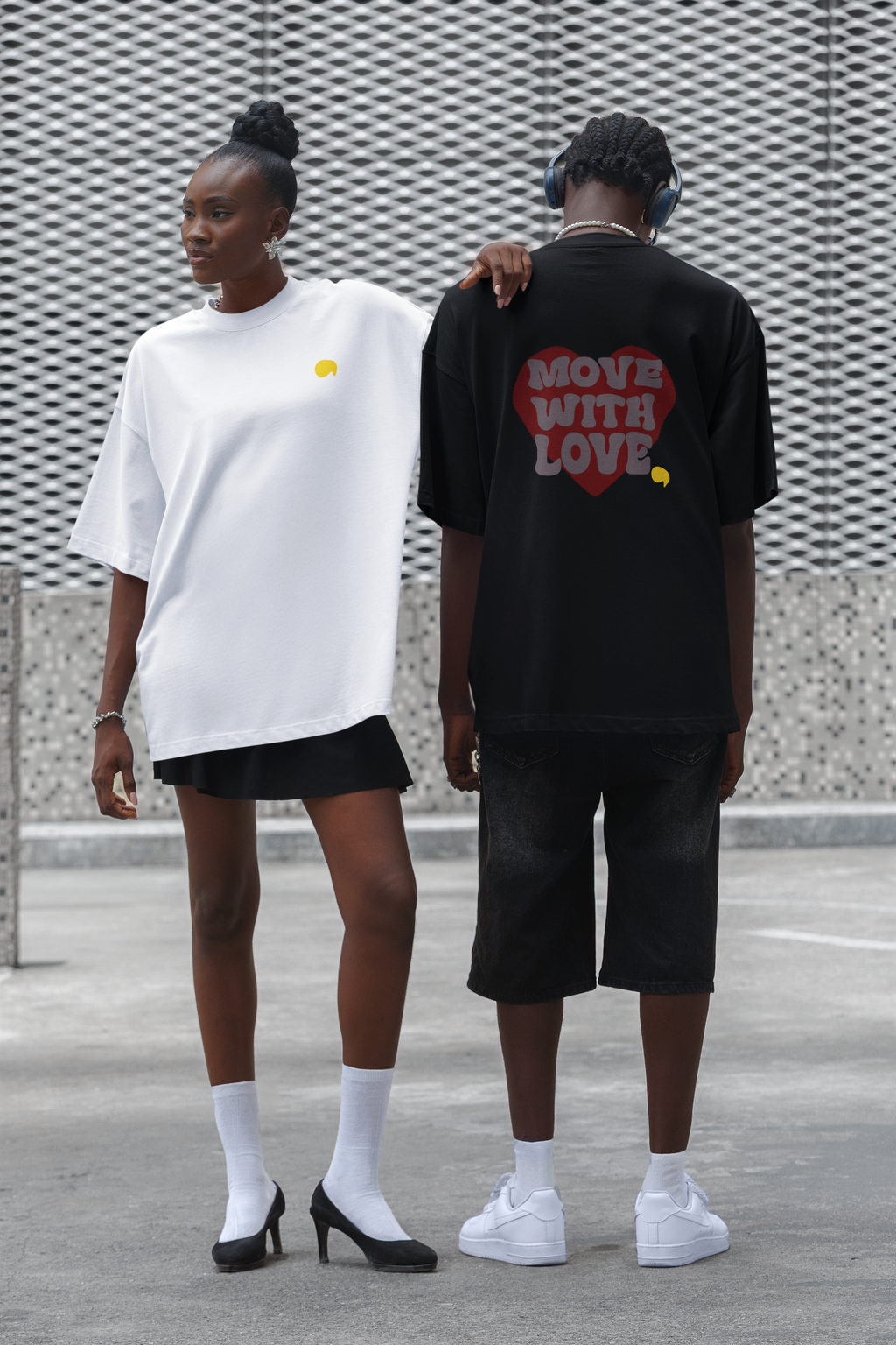 Premium Organic Oversize Blast Move with Love