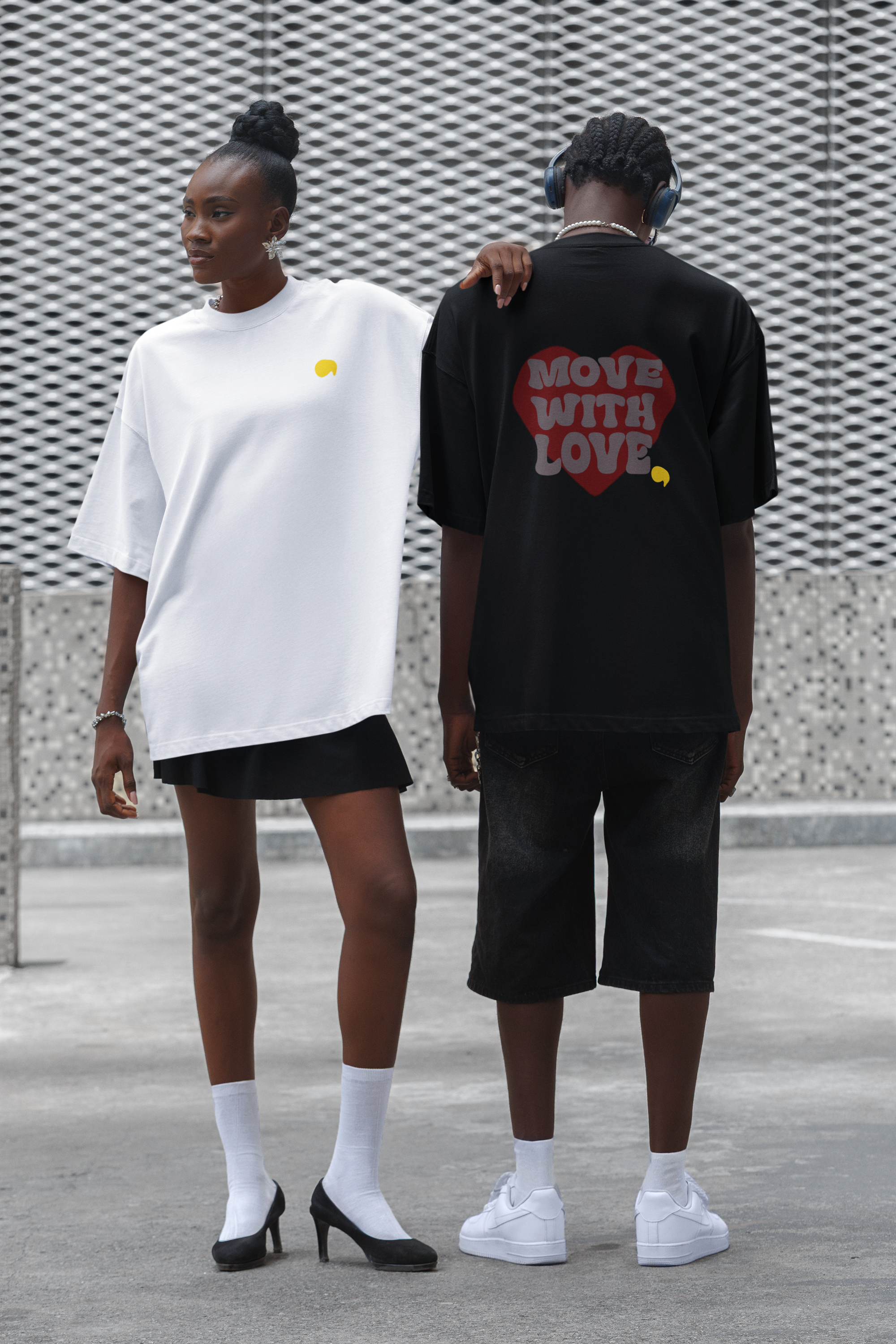 Premium Organic Oversize Blast Move with Love