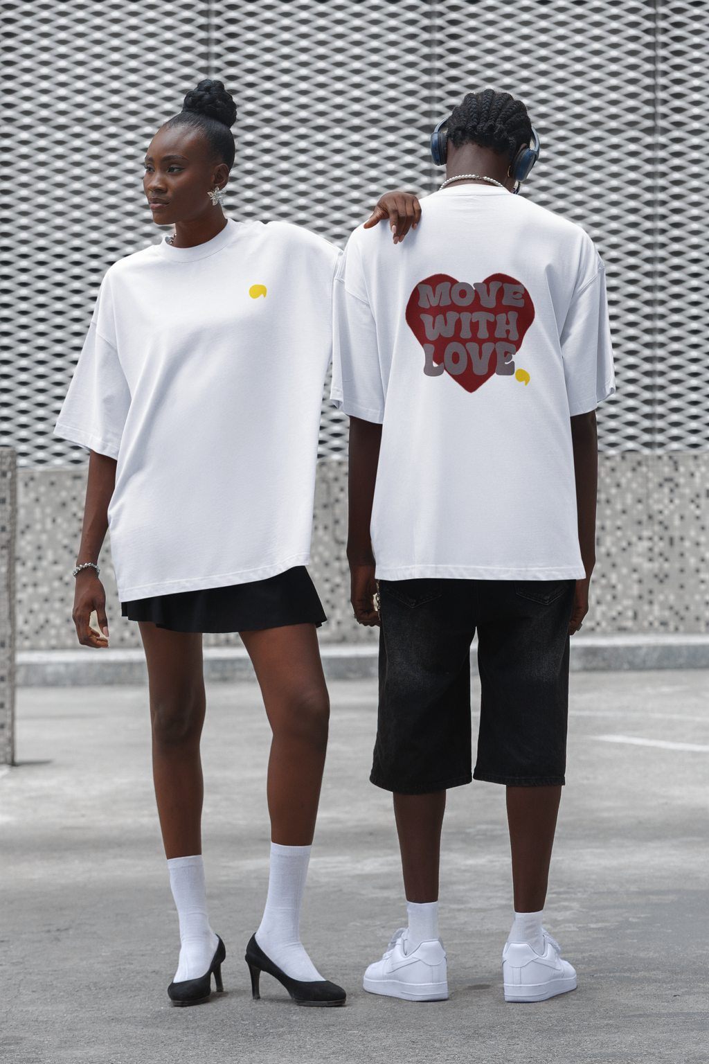 Premium Organic Oversize Blast Move with Love