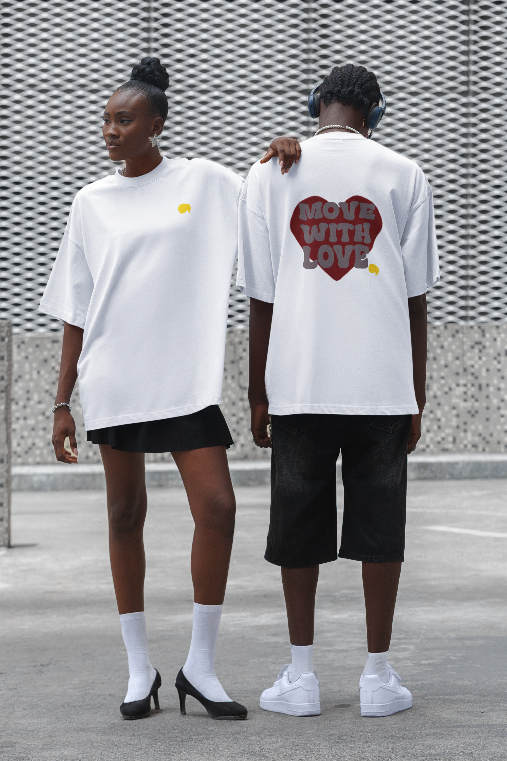 Premium Organic Oversize Blast Move with Love